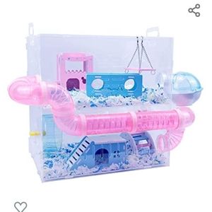 MouseBro Multi-Level Transparent Hamster Cage